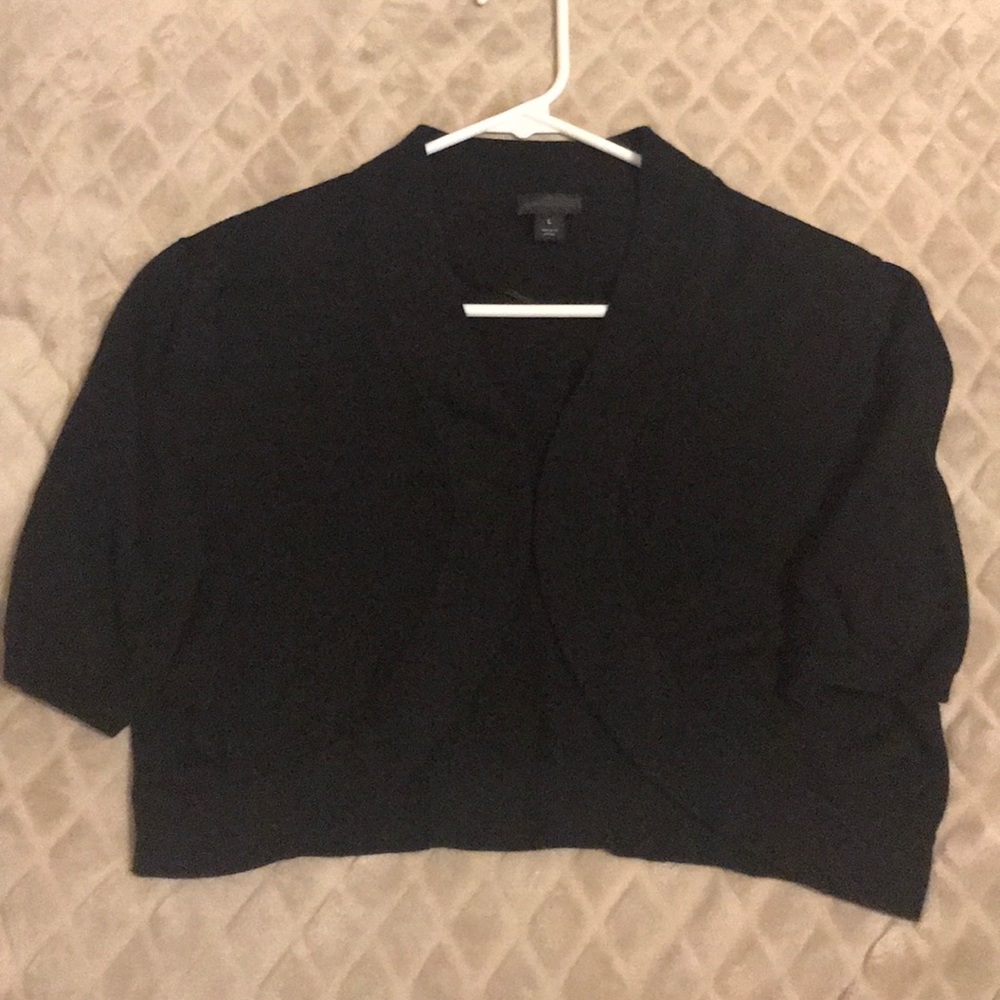 3/&13 Black waist length sweater large